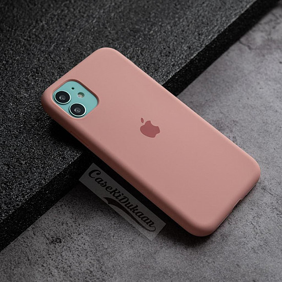 Buy Light Pink Silicon Case For iPhone 11